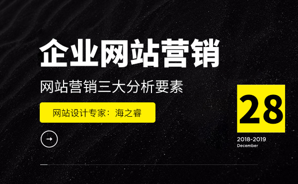 做好企業(yè)網(wǎng)站營銷三大分析要素